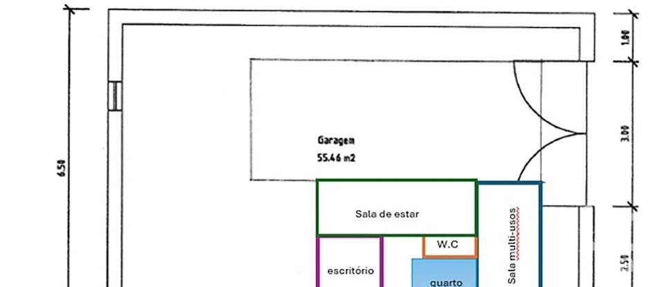 Lodge T3 in Salgueiro do Campo of 125 m²