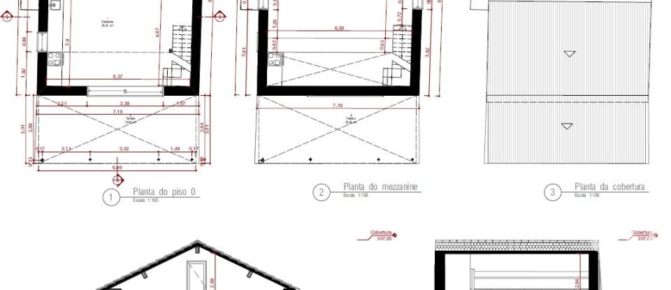 Ferme T3 à Ferreira do Zêzere de 104 m²