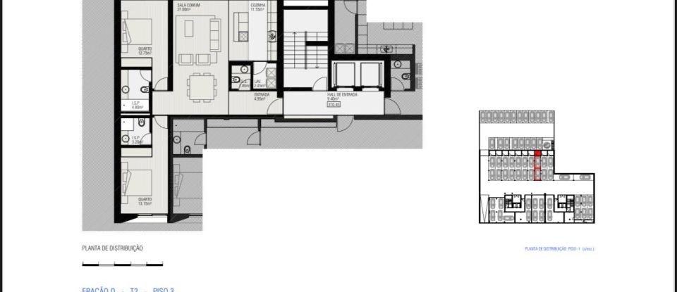 Apartamento T2 em Margaride (Santa Eulália), Várzea, Lagares, Varziela e Moure de 149 m²
