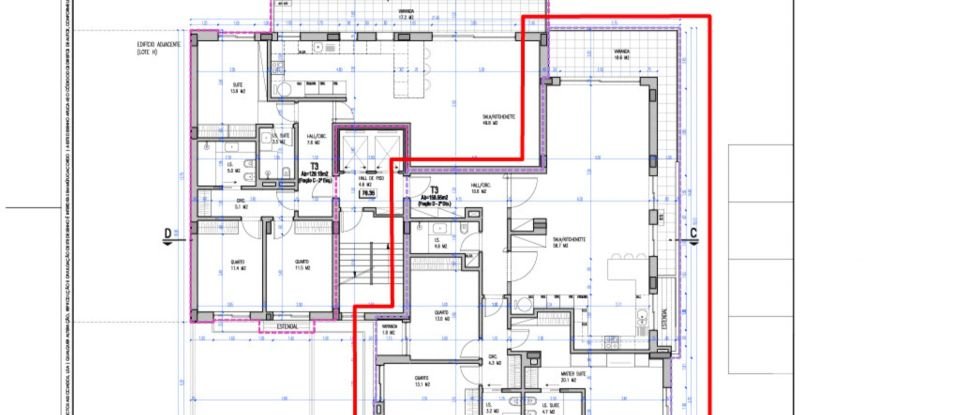 Apartamento T3 em Laranjeiro e Feijó de 159 m²