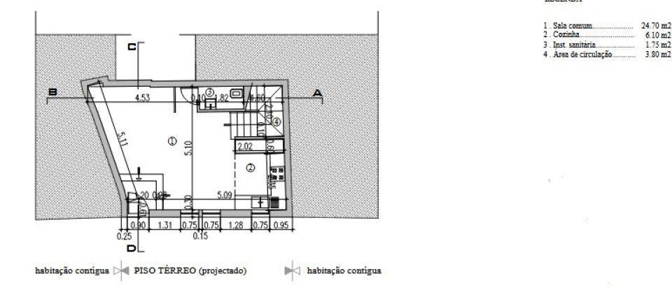 Terrain à São Gonçalo De Lagos de 55 m²