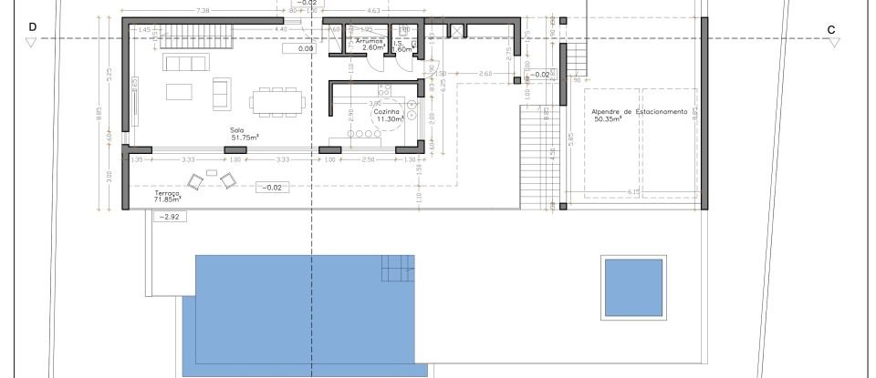 Terreno urbano em Pinheiro da Bemposta, Travanca e Palmaz de 1 150 m²