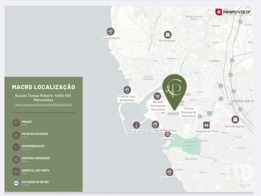 Apartment T1 in Matosinhos e Leça da Palmeira of 60 m²