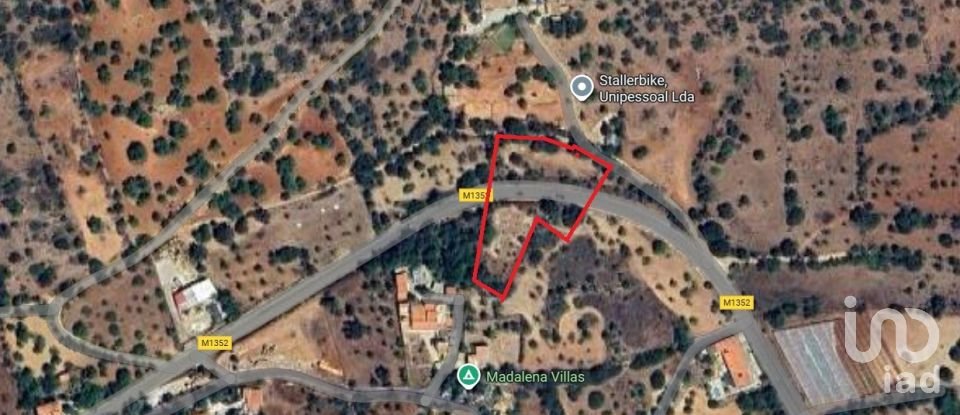 Terreno em Paderne de 3 280 m²