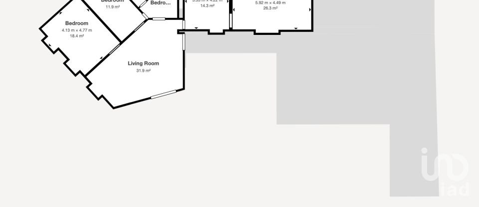 House T8 in Bougado (São Martinho e Santiago) of 270 m²