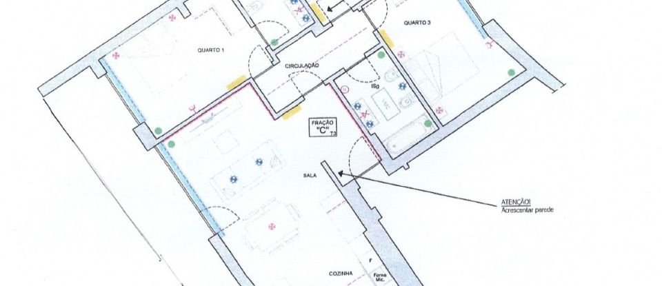 Apartamento T3 em Atouguia da Baleia de 117 m²