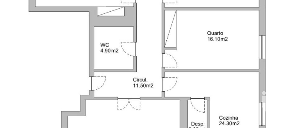 Appartement T3 à Bombarral e Vale Covo de 147 m²