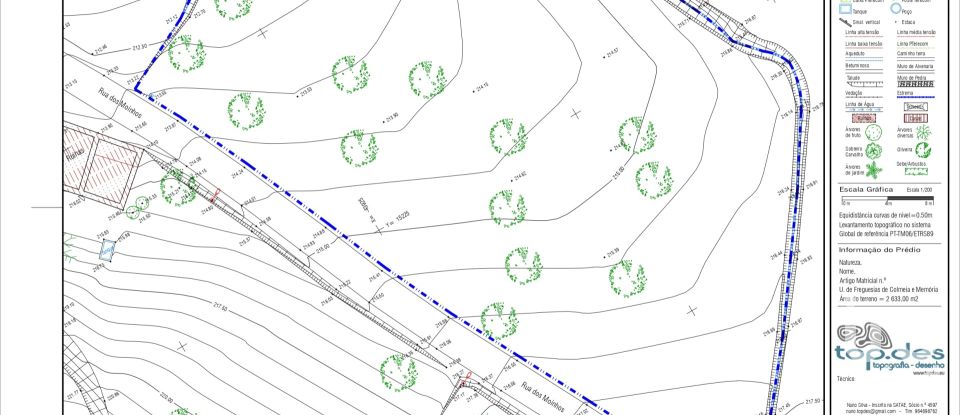 Farm land in Colmeias e Memória of 2,633 m²