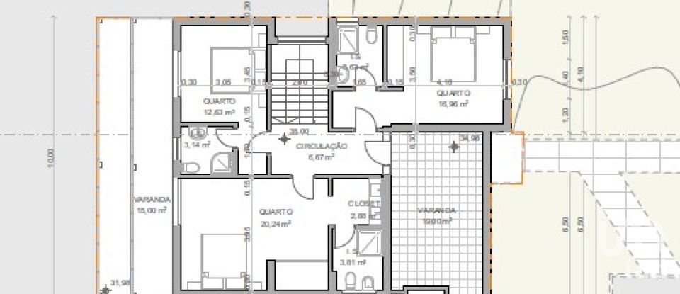 Casa T4 em Arcos e Mogofores de 416 m²