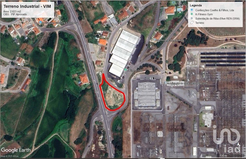 Land in Oliveira (Santa Maria) of 2,623 m²