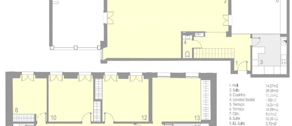 Appartement T4 à Estrela de 266 m²