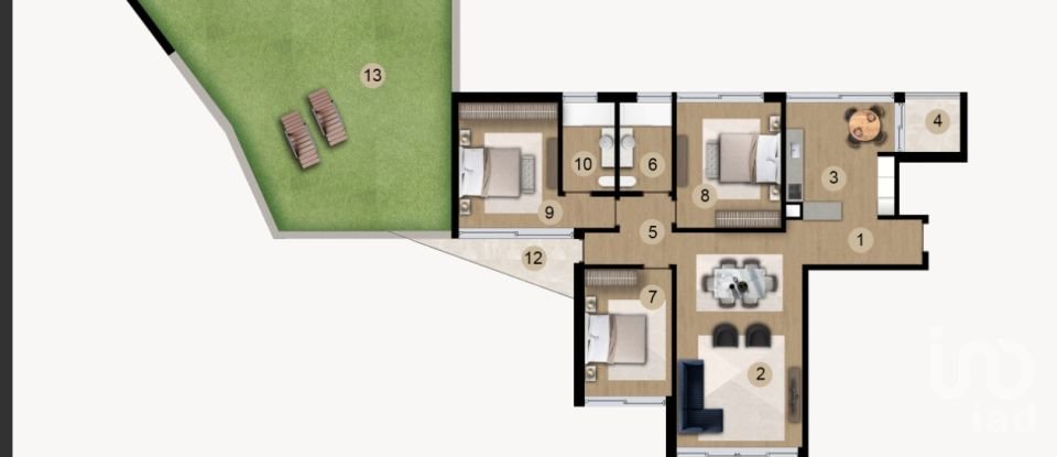 Apartamento T3 em Câmara de Lobos de 154 m²