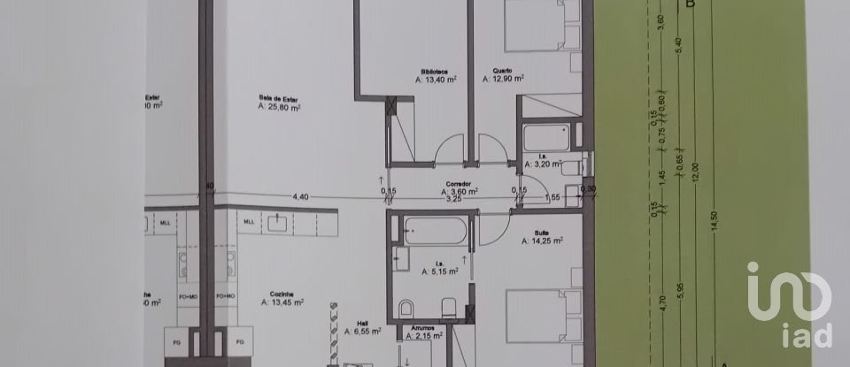 Appartement T3 à Portimão de 118 m²