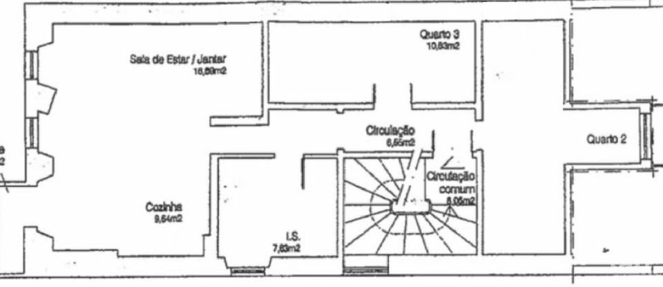Appartement T2 à Ajuda de 90 m²
