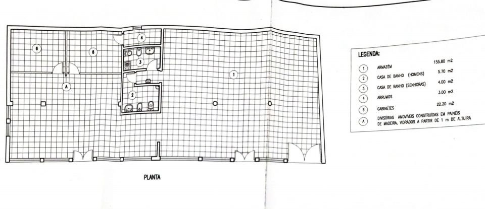 Hangar à Aveiras de Baixo de 210 m²