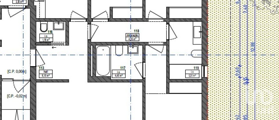 Apartamento T3 em Mexilhoeira Grande de 198 m²