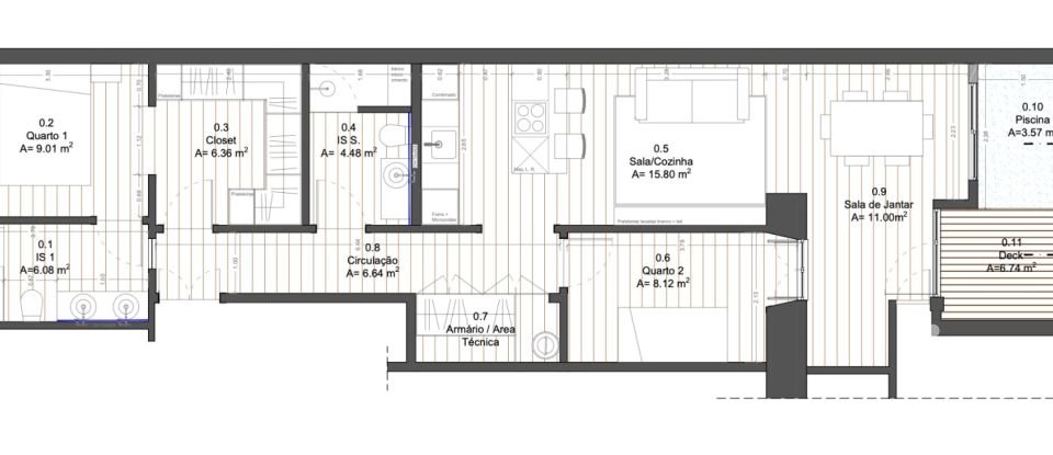 Apartamento T2 em Estrela de 88 m²