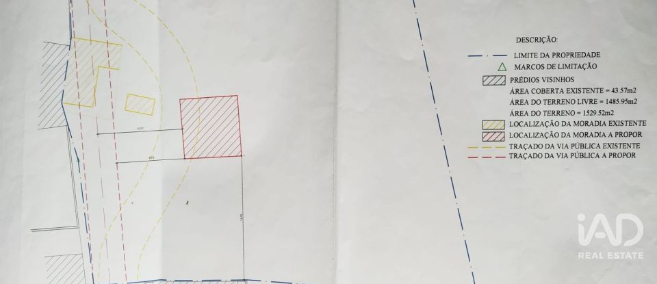 Terreno em Luz de Tavira e Santo Estêvão de 1 530 m²