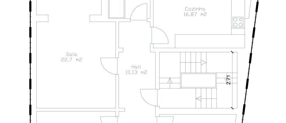 Apartment T2 in Almada, Cova da Piedade, Pragal e Cacilhas of 85 m²