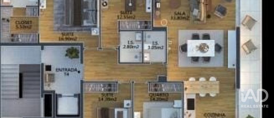 Apartamento T4 em Cascais e Estoril de 138 m²