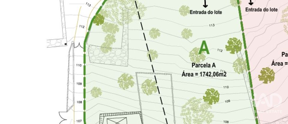 Terreno em Boliqueime de 1 742 m²