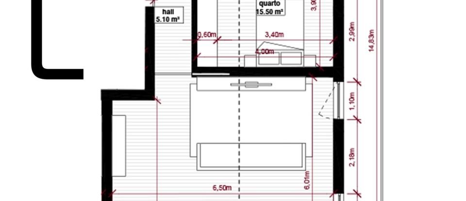 Apartamento T2 em Albergaria-a-Velha e Valmaior de 138 m²