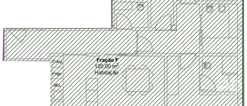 Apartamento T3 em Albergaria-a-Velha e Valmaior de 130 m²
