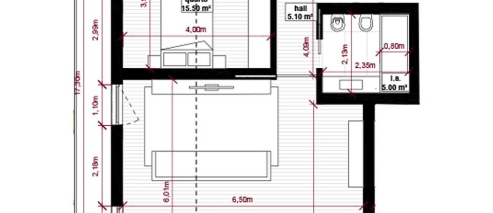 Apartamento T2 em Albergaria-a-Velha e Valmaior de 135 m²