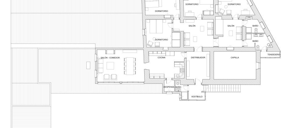 Quinta T6 em São Brás e São Lourenço de 366 m²