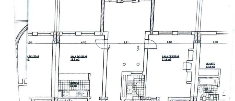 Apartamento T1 em Costa da Caparica de 55 m²