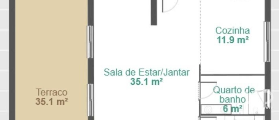 Apartamento T2 em Labruge de 91 m²