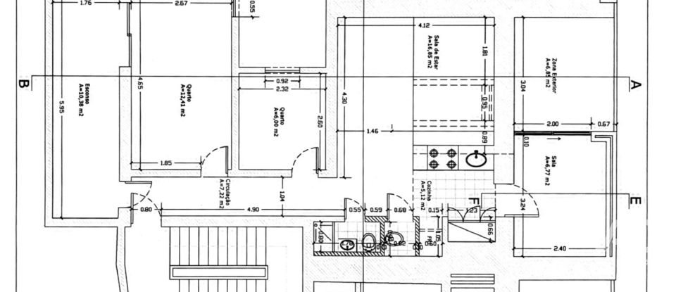 Apartamento T2 em Santo António de 64 m²