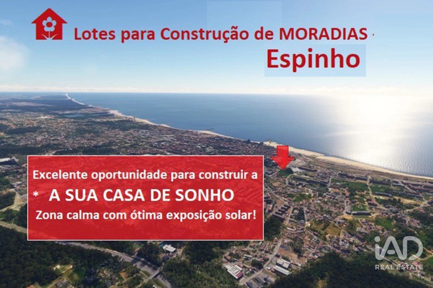 Terreno em Anta E Guetim de 345 m²