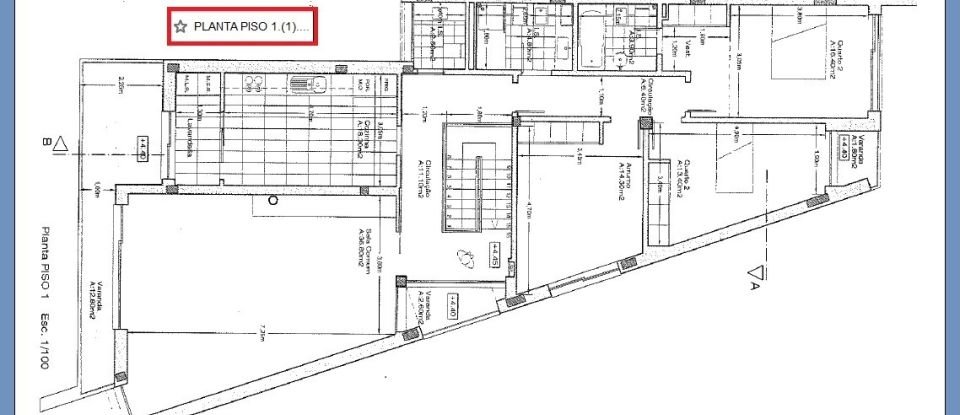 Andar de moradia  T3 em São Félix da Marinha de 140 m²