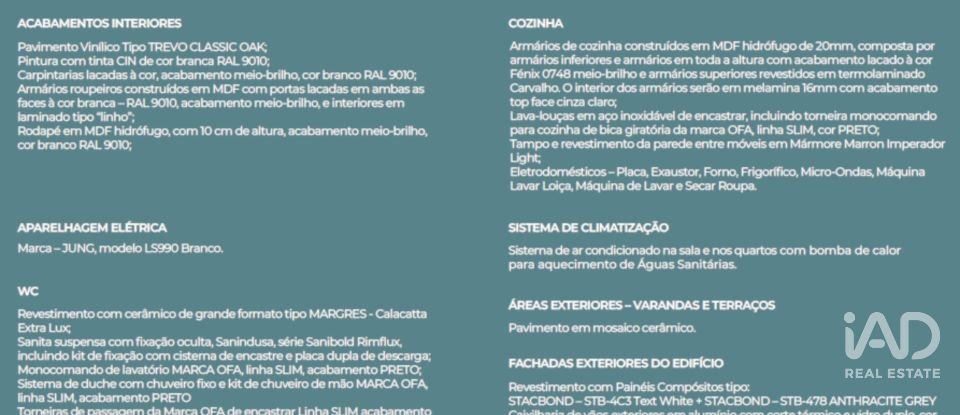 Apartamento T3 em Mafamude e Vilar do Paraíso de 142 m²