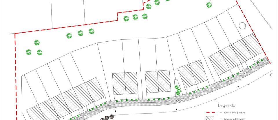 Terreno urbano em Bustos, Troviscal e Mamarrosa de 11 422 m²