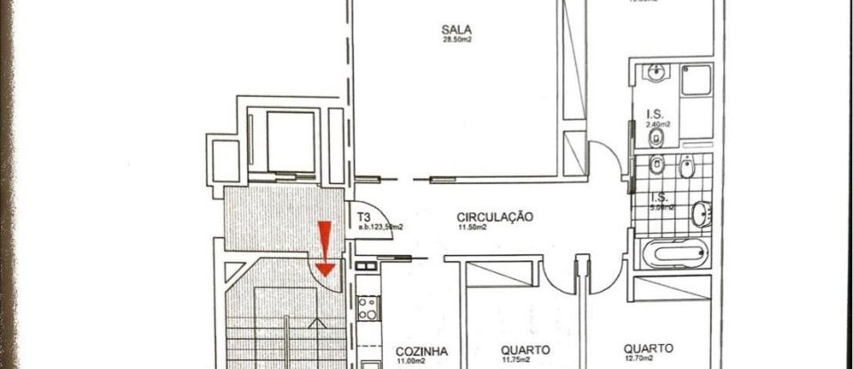 Apartamento T3 em Lagoa e Carvoeiro de 123 m²