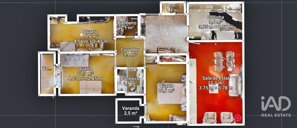 Apartamento T3 em Rio Tinto de 94 m²