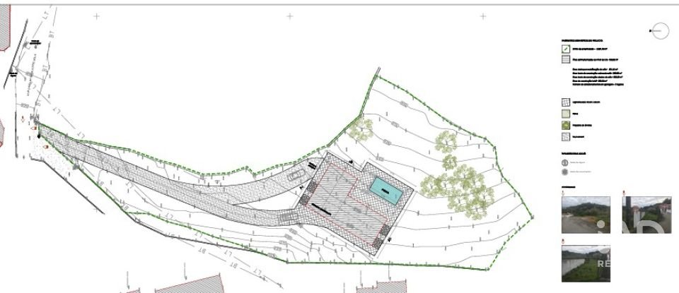 Terrain à Alcobaça e Vestiaria de 3 454 m²