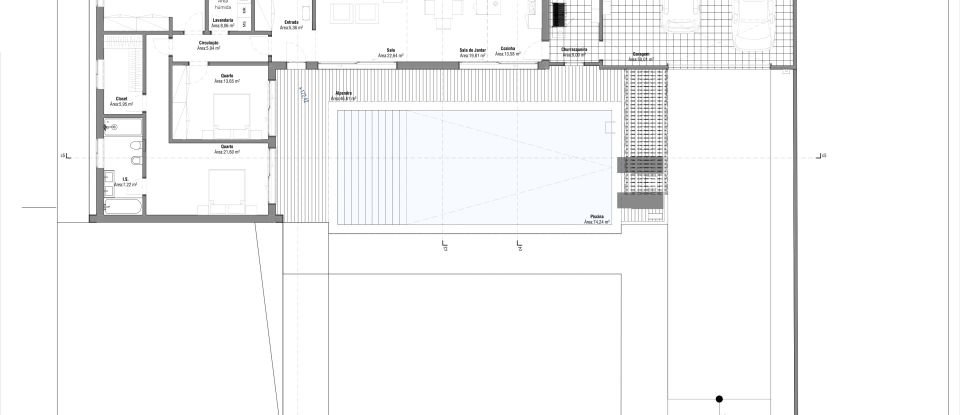 Terreno urbano em São Miguel, Santa Eufémia e Rabaçal de 1 408 m²