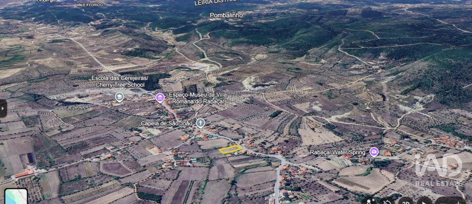 Terreno urbano em São Miguel, Santa Eufémia e Rabaçal de 1 408 m²