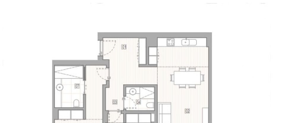 Apartamento T2 em São Gonçalo De Lagos de 93 m²