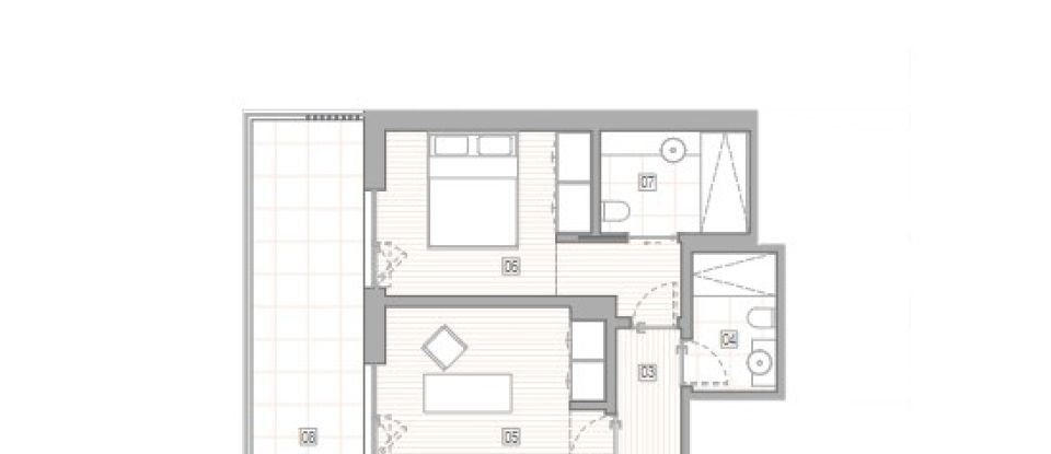 Apartamento T1 em São Gonçalo De Lagos de 87 m²