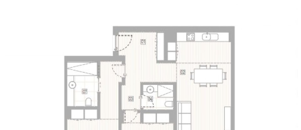 Apartamento T2 em São Gonçalo De Lagos de 92 m²