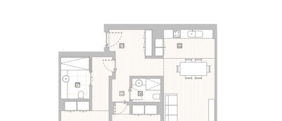 Apartamento T2 em São Gonçalo De Lagos de 93 m²