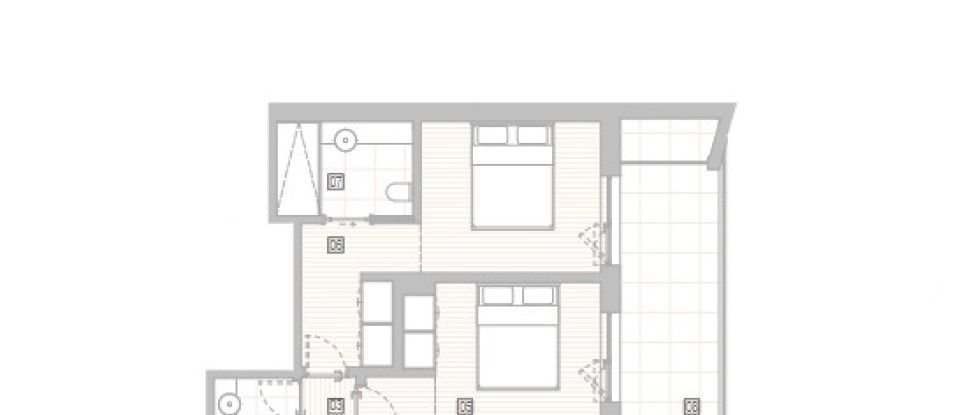 Apartamento T2 em São Gonçalo De Lagos de 86 m²