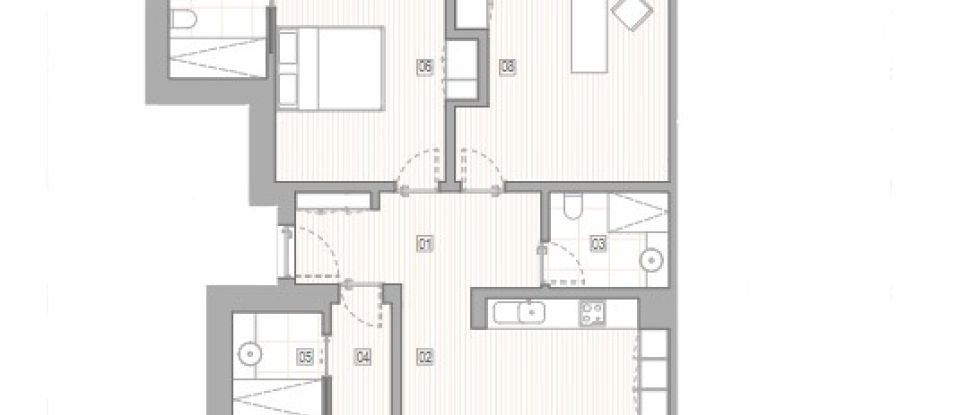 Apartamento T3 em São Gonçalo De Lagos de 135 m²