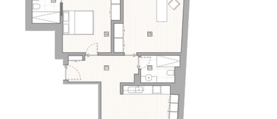 Apartamento T1 em São Gonçalo De Lagos de 114 m²