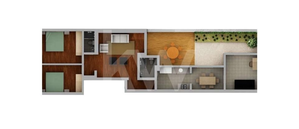Apartamento T3 em São Vicente de 115 m²