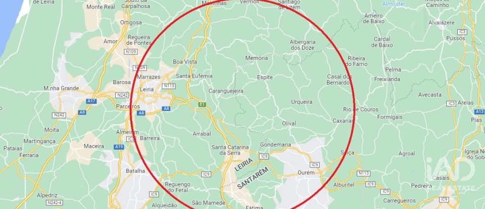 Surface diverse à Matas e Cercal de 1 052 m²